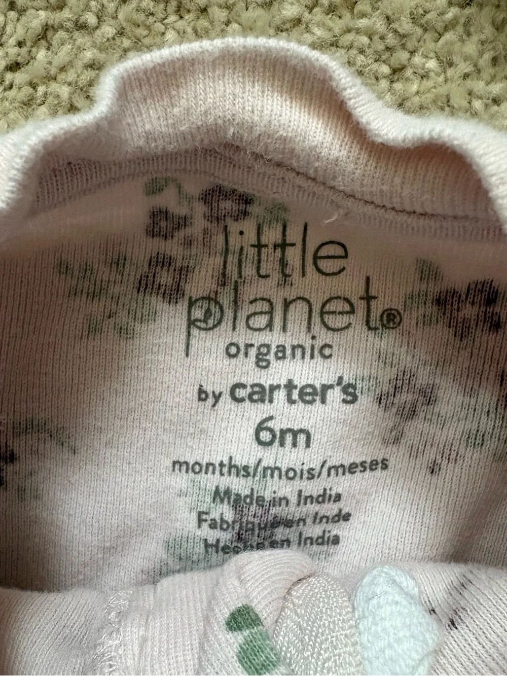 Baby girl 3-6 month zipper sleepers footie pajamas bundle